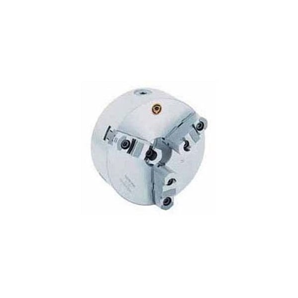 Bison 3-Jaw 2 Piece Scroll Chuck Semi-Steel Body, Plain Back, 6, 7-800-0600 - main